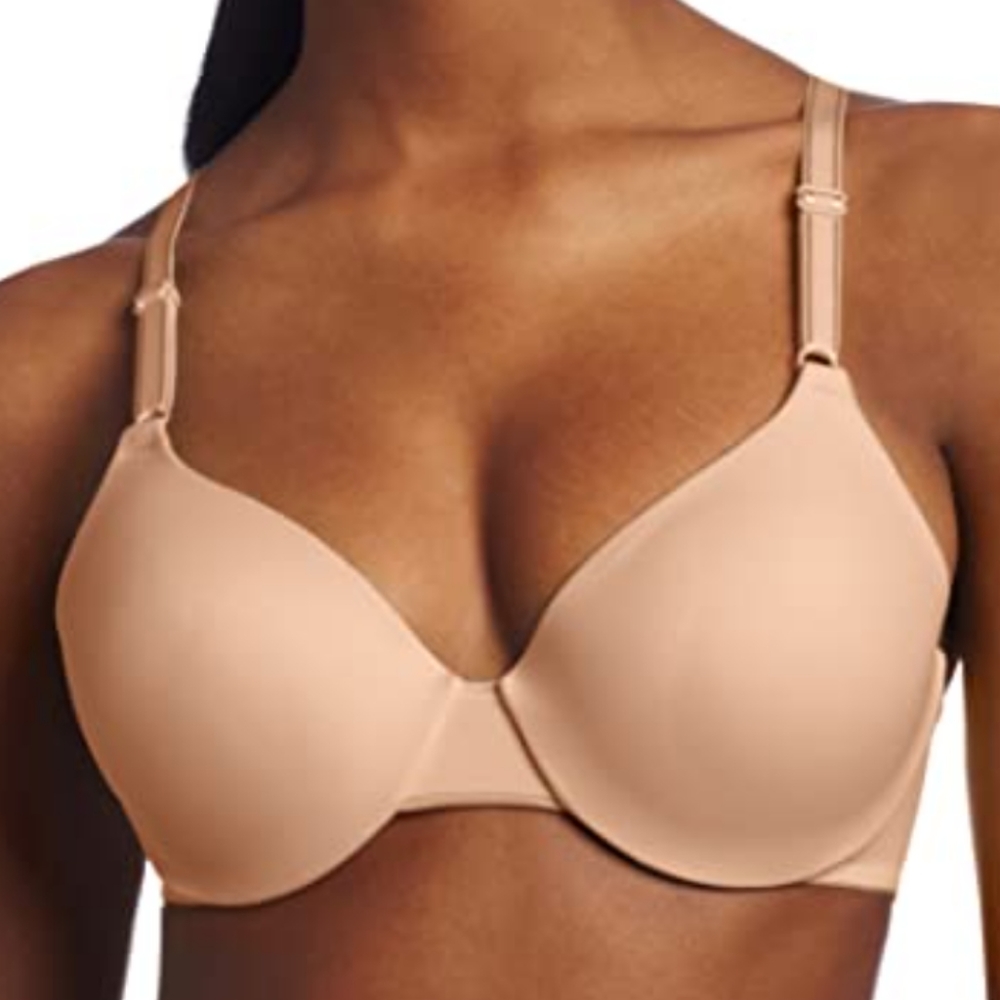 Warner's Women's Cushioned Underwire Lightly padded bra 34D 01593. Toasted NWOT